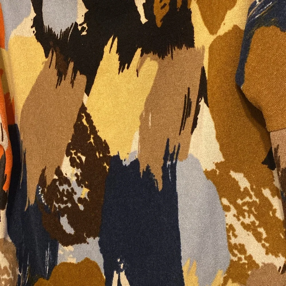 Abstract Patterned Sweater - Picture 2 of 7